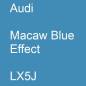 Preview: Audi, Macaw Blue Effect, LX5J.